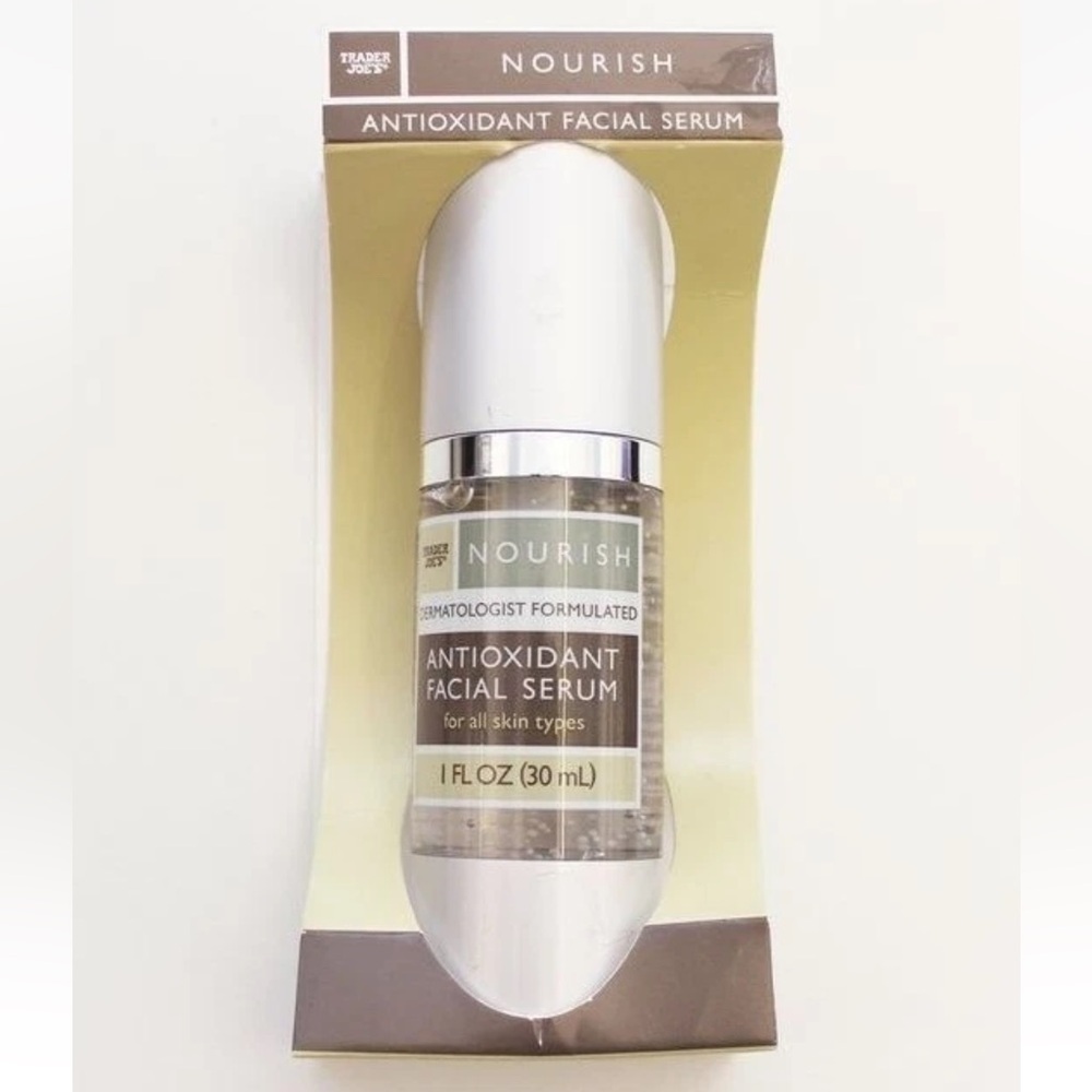 NIB Trader Joe's Nourish Antioxidant Facial Serum Primer 1 Fl oz